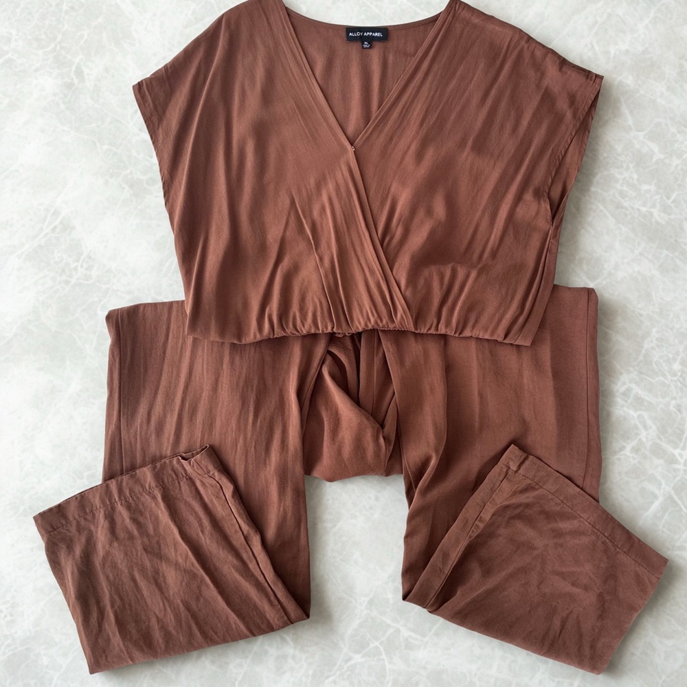 Rust Brown Jumpsuit